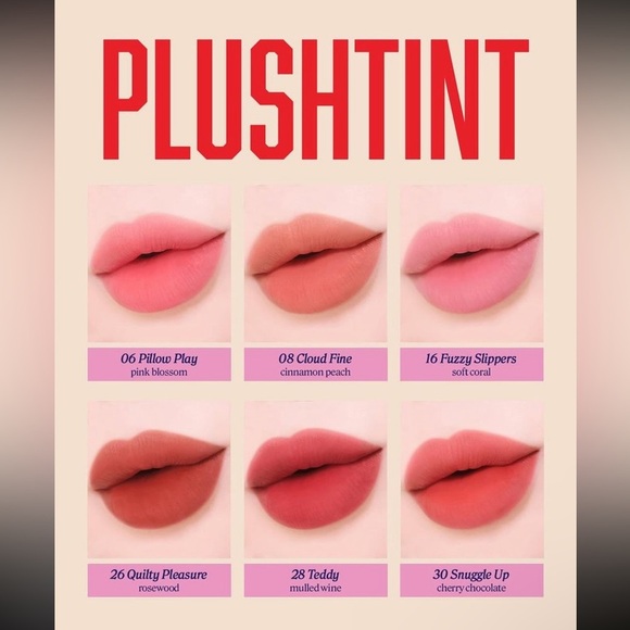 ❗️NEW❗️Benefit ‘Fuzzy Slippers’ Plushtint Moisturizing Matte Lip Tint - Picture 2 of 11